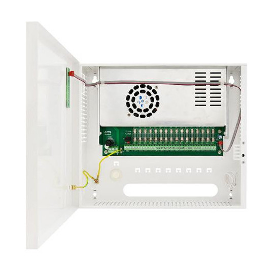 ZASILACZ IMPULSOWY STABILIZOWANY DO 16 KAMER HD Pulsar HPSDC-12V16X1A 12V/15A/16×1A/TOPIC