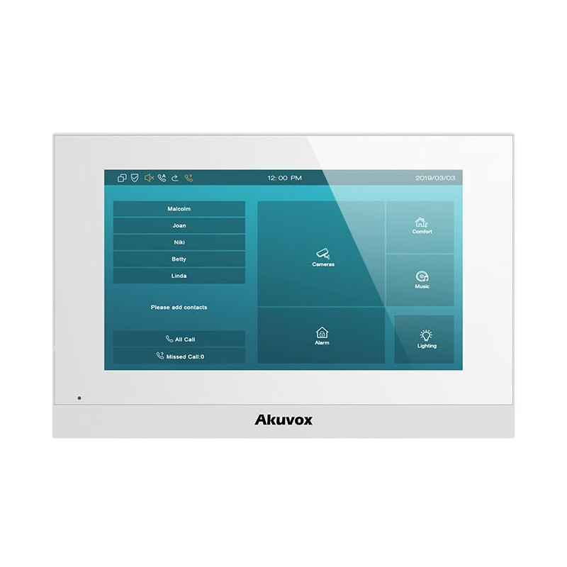 Monitor wideodomofonu Akuvox AKV-C313W-W