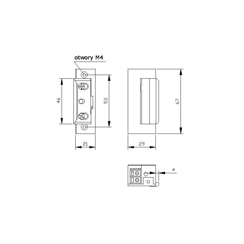 ZACZEP ELEKTRA R4 Z PAM. Z BLOK. SYMETR. 24V; 7544