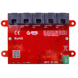 ATTE APT-5-50 Switch PoE 5 portowy 10/100/1000Mbps, extender