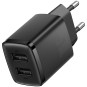 ŁADOWARKA SIECIOWA Baseus Compact Charger CCXJ010201 10.5W 2x USB-A CZARNA