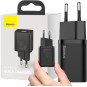 ŁADOWARKA SIECIOWA Baseus Super Si Quick Charger 1C CCSUP-J01 30W 1x USB-C PD 3.0 QC 3.0 CZARNA