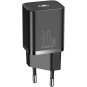 ŁADOWARKA SIECIOWA Baseus Super Si Quick Charger 1C CCSUP-J01 30W 1x USB-C PD 3.0 QC 3.0 CZARNA