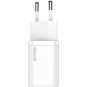 ŁADOWARKA SIECIOWA Baseus Super Si Quick Charger 1C CCSUP-J02 30W 1x USB-C PD 3.0 QC 3.0 BIAŁA