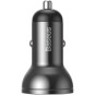 ŁADOWARKA SAMOCHODOWA Baseus Digital Display CCBX-0G 24W 4.8A 2x USB-A CZARNA