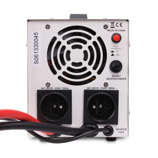 PRZETWORNICA VOLT POLSKA SINUSPRO-800E 12V 500/800W