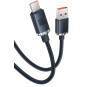 KABEL USB-A / USB-C Baseus Crystal CAJY000401 120cm 100W 6A QC 3.0 W OPLOCIE PREMIUM