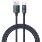 KABEL USB-A / USB-C Baseus Crystal CAJY000401 120cm 100W 6A QC 3.0 W OPLOCIE PREMIUM