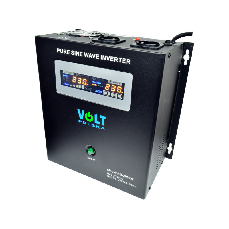 PRZETWORNICA VOLT POLSKA SINUSPRO-2000W 24V 1400/2000W