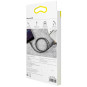 KABEL USB-A / Lightning iPhone Baseus Cafule CALKLF-BV1 100cm Apple 2.4A CZARNO-ZŁOTY W OPLOCIE
