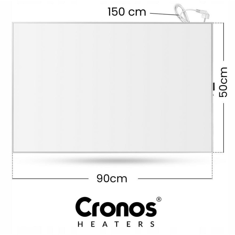Panel grzewczy IR CRONOS Synthelith PRO CRP-500TWP Grey