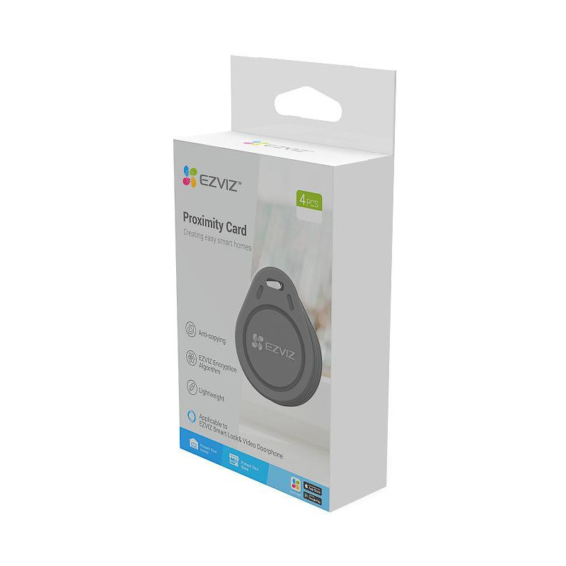 BRELOKI ZBLIŻENIOWE EZVIZ CS-DL-IC-CPU-R200 (4szt)