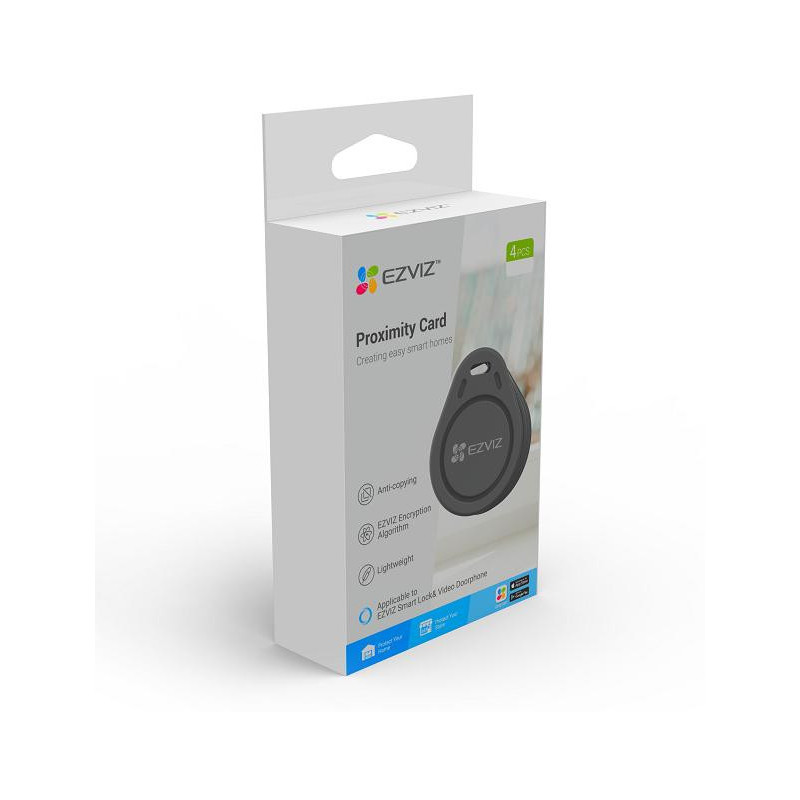 BRELOKI ZBLIŻENIOWE EZVIZ CS-DL-IC-CPU-R200 (4szt)