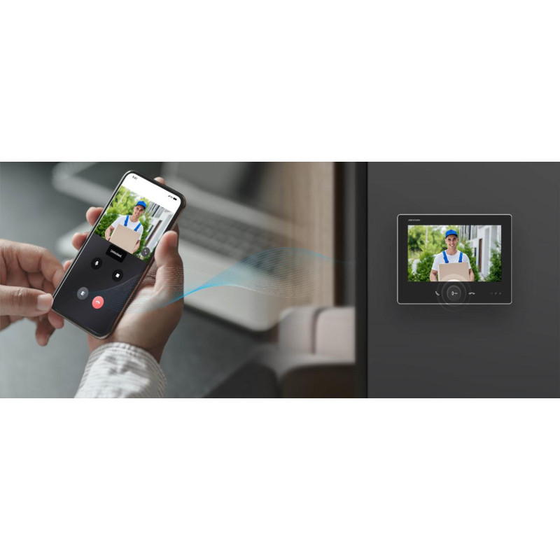 MONITOR WIDEODOMOFONU HIKVISION 2 WIRE DS-KH7300EY-WTE2(B)