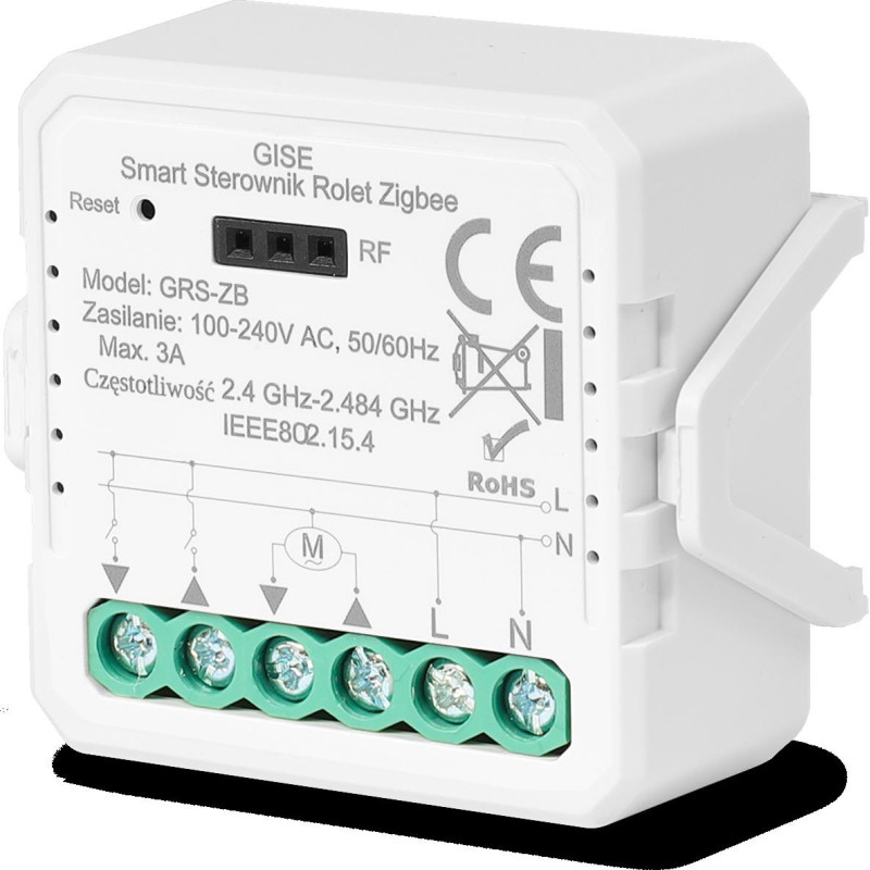 GISE Smart Sterownik roletowy Zigbee | Tuya | GRS-ZB