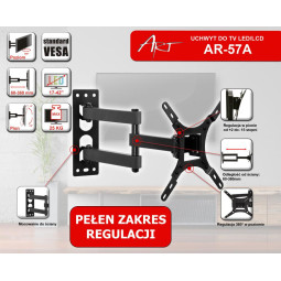 Uchwyt TV ścienny LED/LCD ART 17-42