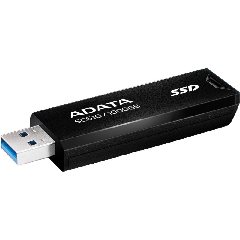 Dysk zewnętrzny SSD Adata SC610 1000GB USB3.2A czarny