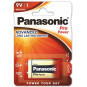 Bateria 6LR61 PANASONIC 9V Alcaline PRO (blister 1 szt.)