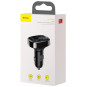 TRANSMITER FM ŁADOWARKA SAMOCHODOWA Baseus Enjoy S-09A 3.4A 2x USB-A microSD BT 4.2