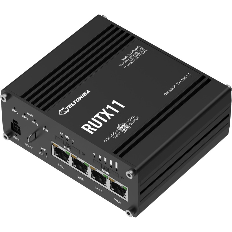 Teltonika RUTX11 router przemysłowy 4G / LTE (RUTX11000000)