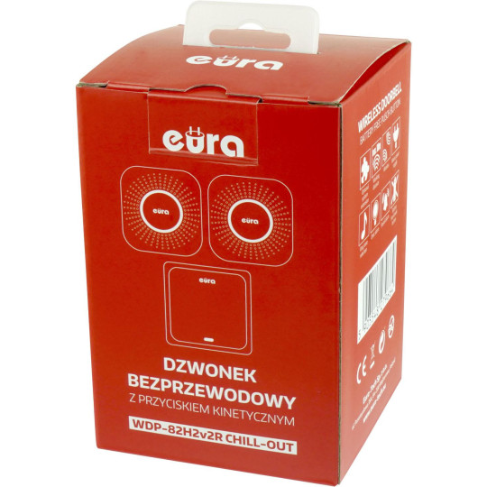 DZWONEK BEZPRZEWODOWY "EURA"WDP-82H2v2R
