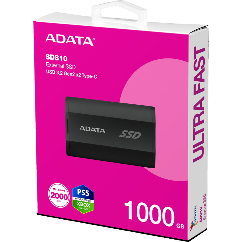 Dysk SSD Adata SD810 External 1TB czarny