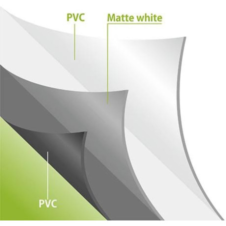 Ekran projekcyjny zwijany ręcznie 100" 16:9 PVC 1.0 Gain 160°