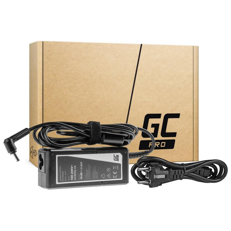 ZASILACZ ŁADOWARKA DO LAPTOPA ASUS Green Cell PRO AD41P 19V 3,42A 65W 4,0mm/1,35mm