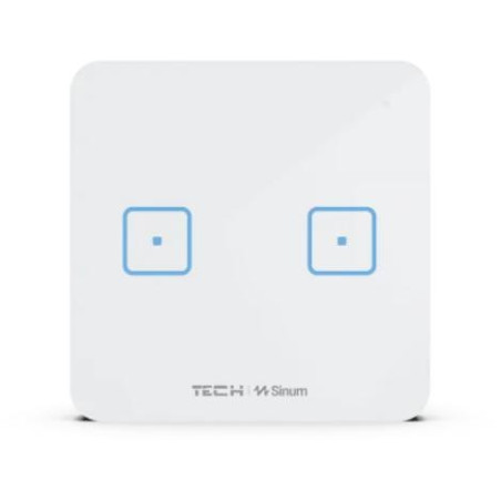 Przewodowy włącznik dwupolowy czarny WS-02M Tech Sterowniki