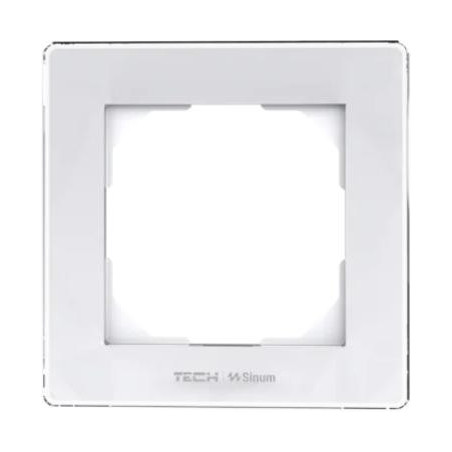 Ramka pojedyncza biała FG-01 Tech Sterowniki