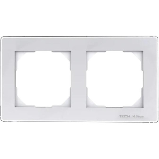 Ramka podwójna biała FG-02 Tech Sterowniki