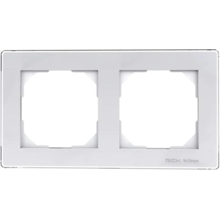 Ramka podwójna biała FG-02 Tech Sterowniki