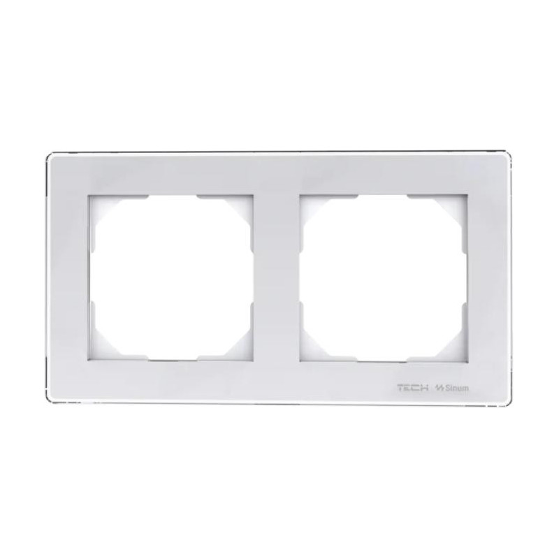 Ramka podwójna biała FG-02 Tech Sterowniki