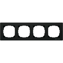 Ramka poczwórna czarna FG-04 Tech Sterowniki