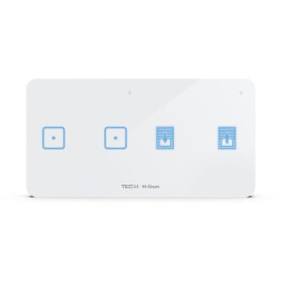 Bezprzewodowy dwupolowy włącznik światła i rolet biały WSZ-22P Tech Sterowniki