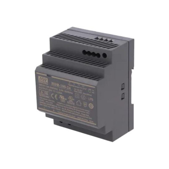 Przewodowy zasilacz 24v dc 100w na szynę din czarny ZS-24/100 Tech Sterowniki