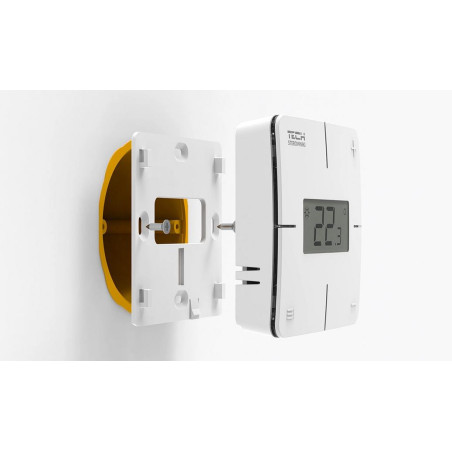 Bezprzewodowy regulator pokojowy mechaniczny czarny R-8X Tech Sterowniki