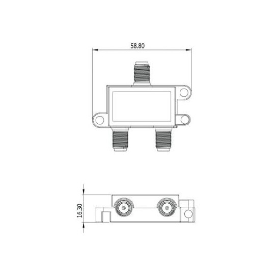 ROZGAŁĘŹNIK INVERTO 1/2 5-2400 MHz ref. 5389