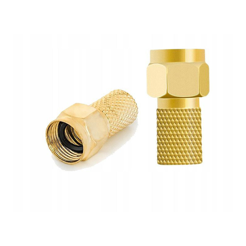 Wtyk typu F Big Nut 6,8/22mm Spacetronik - 1 szt.