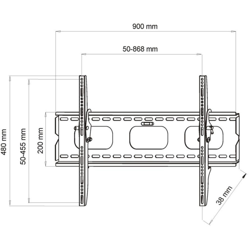 Uchwyt TV ścienny LED/LCD ART 42-100"