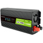 PRZETWORNICA NAPIĘCIA Green Cell PowerInverter LCD 12V / 230V 500W/1000W CZYSTA SINUSOIDA