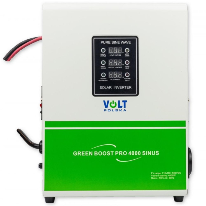 Przetwornica solarna VOLT POLSKA GREEN BOOST PRO 4000 SINUS (160-500VDC)