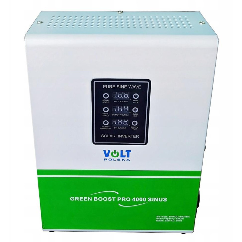 Przetwornica solarna VOLT POLSKA GREEN BOOST PRO 4000 SINUS (160-500VDC)