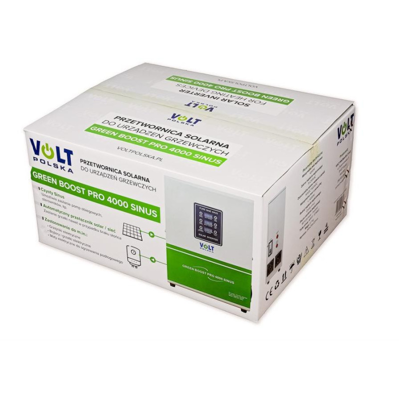 Przetwornica solarna VOLT POLSKA GREEN BOOST PRO 4000 SINUS (160-500VDC)