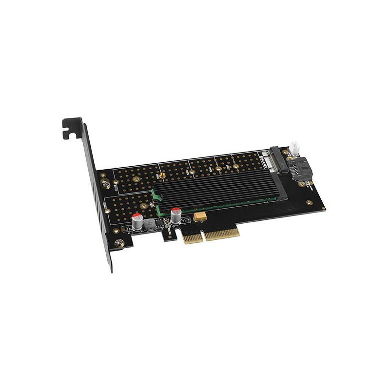Adapter Axagon PCEM2-DC PCI-E x4 na M.2 NVMe z chłodzeniem