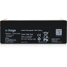 Akumulator AGM Voltage 12V 2,3Ah VE12-2.3 (Żywotność 6-9 lat)