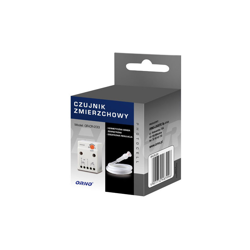 CZUJNIK ZMIERZCHOWY OR-CR-233 ORNO Z SONDĄ