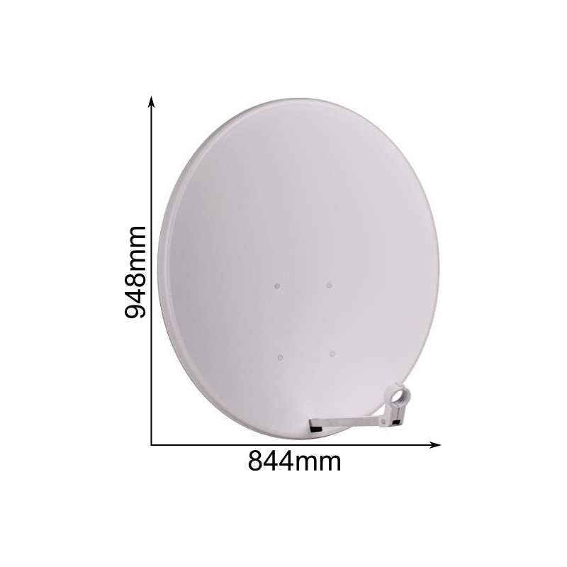 CZASZA ANTENA 90 CM JASNA (COR-900SAE-J); 7581