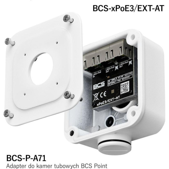 Switch POE  BCS POWER BCS-xPoE3/EXT-AT