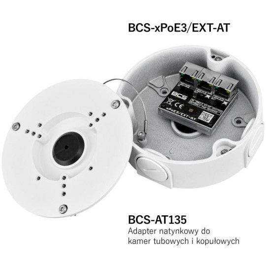 Switch POE  BCS POWER BCS-xPoE3/EXT-AT